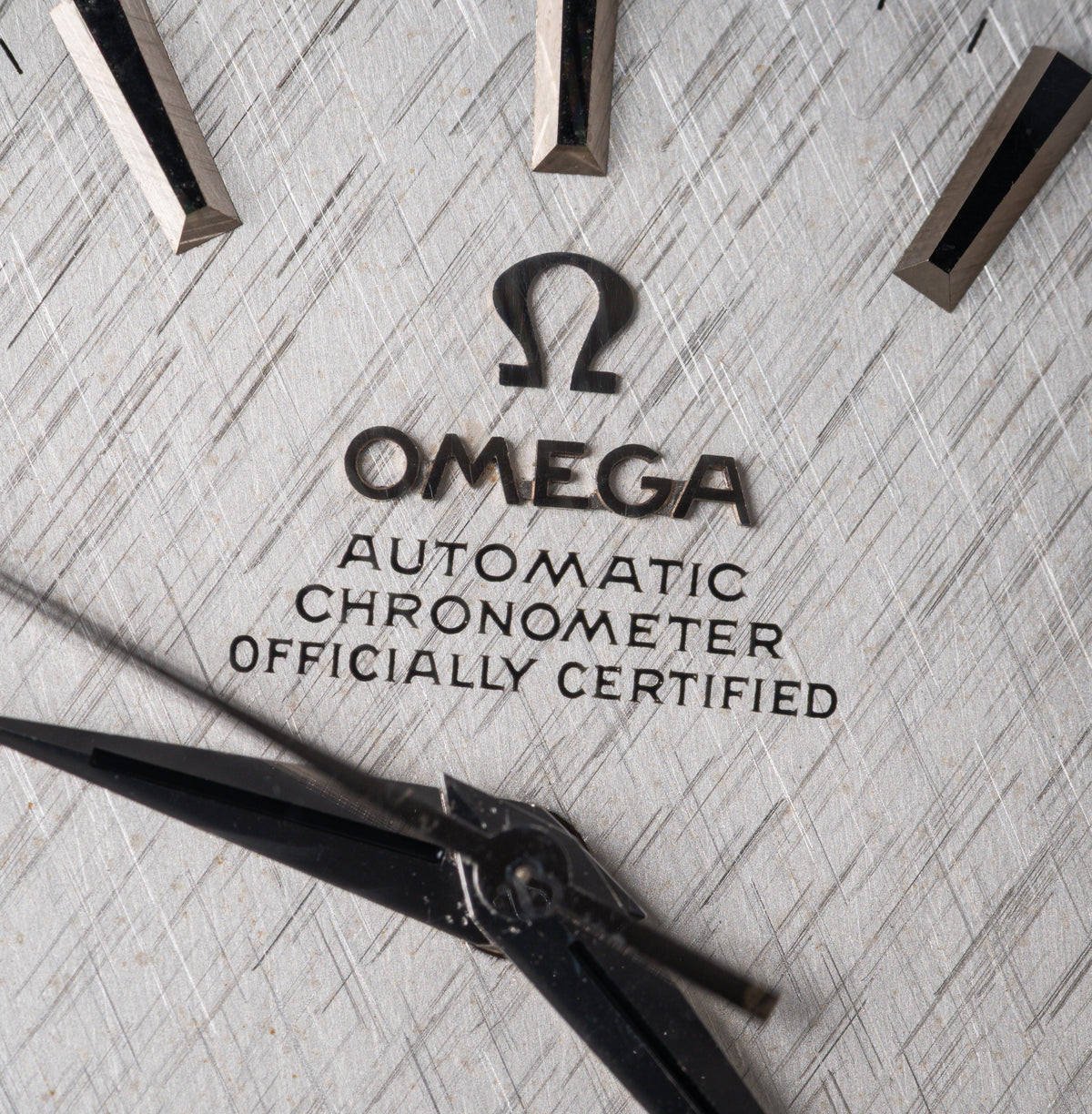 Omega Constellation linen dial