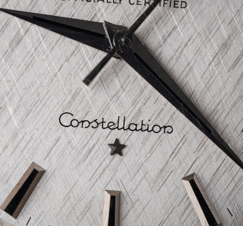 Omega Constellation linen dial