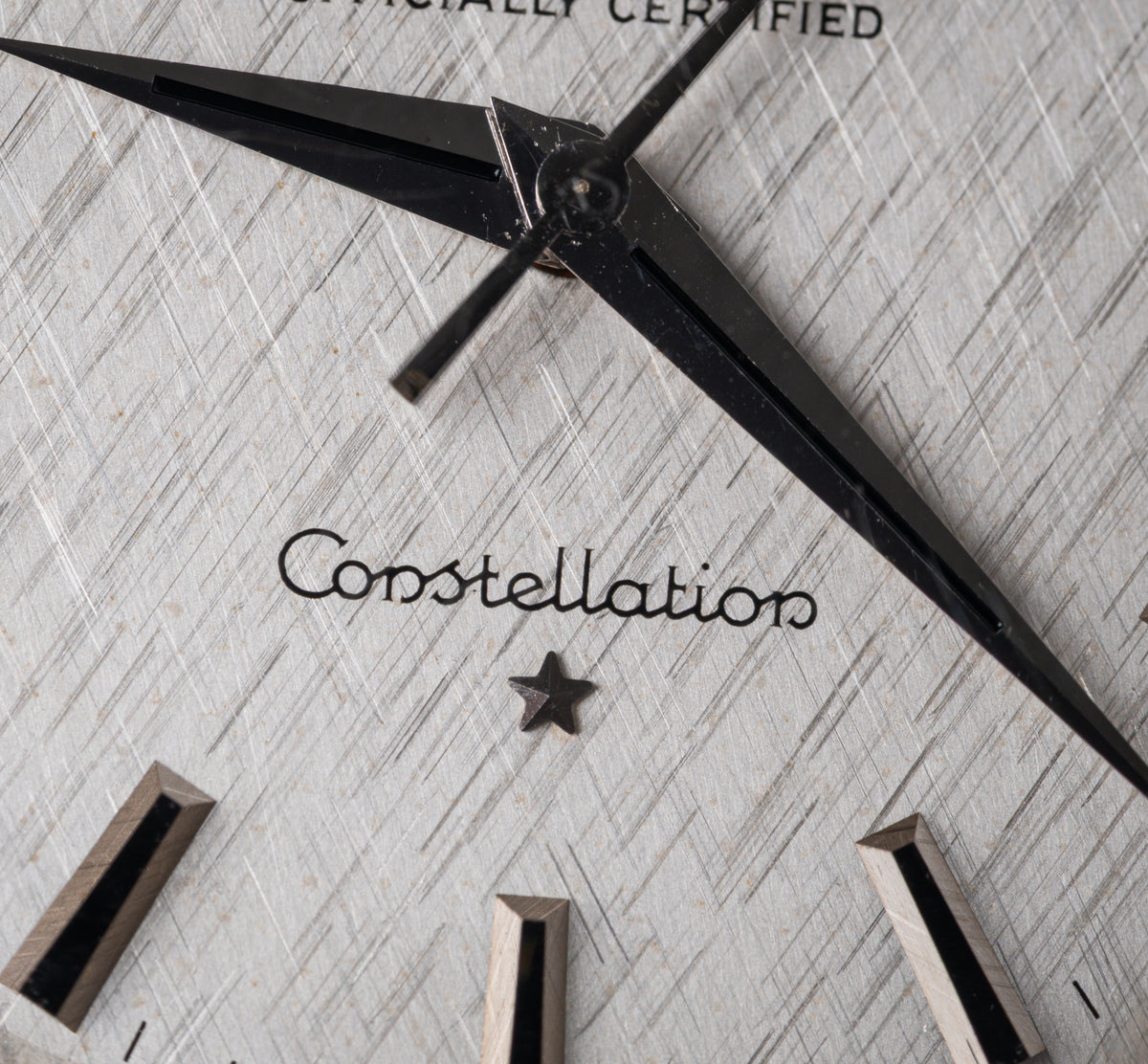 Omega Constellation linen dial