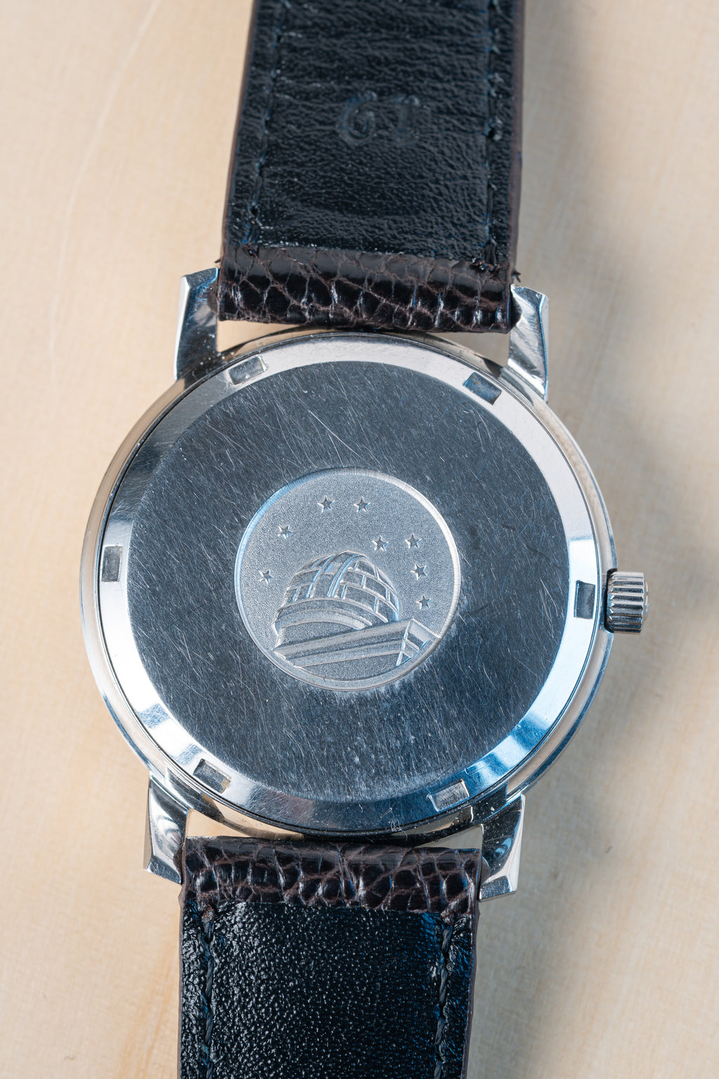 Omega Constellation linen dial