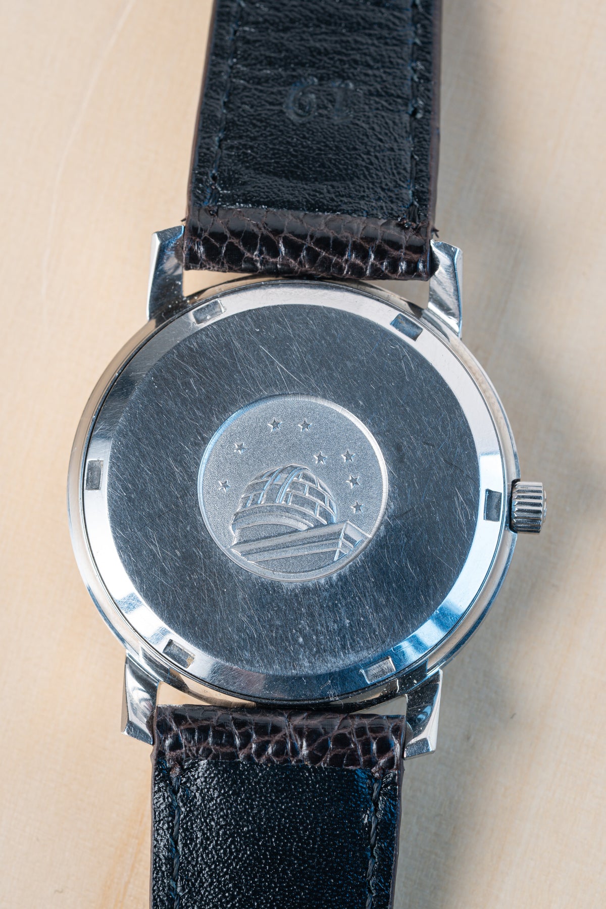 Omega Constellation linen dial