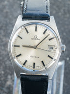 Omega Genève silver dial